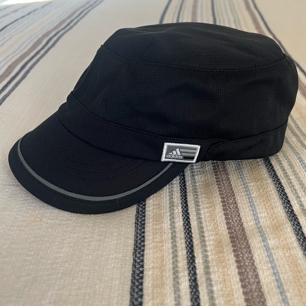 Adidas Black Cap with Subtle Design SZ One Size Fits All